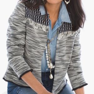 Chicos Fringe Jacket